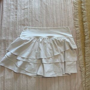 Size Large Offline by Aerie Athletic Mini Skirt with Tiered Design